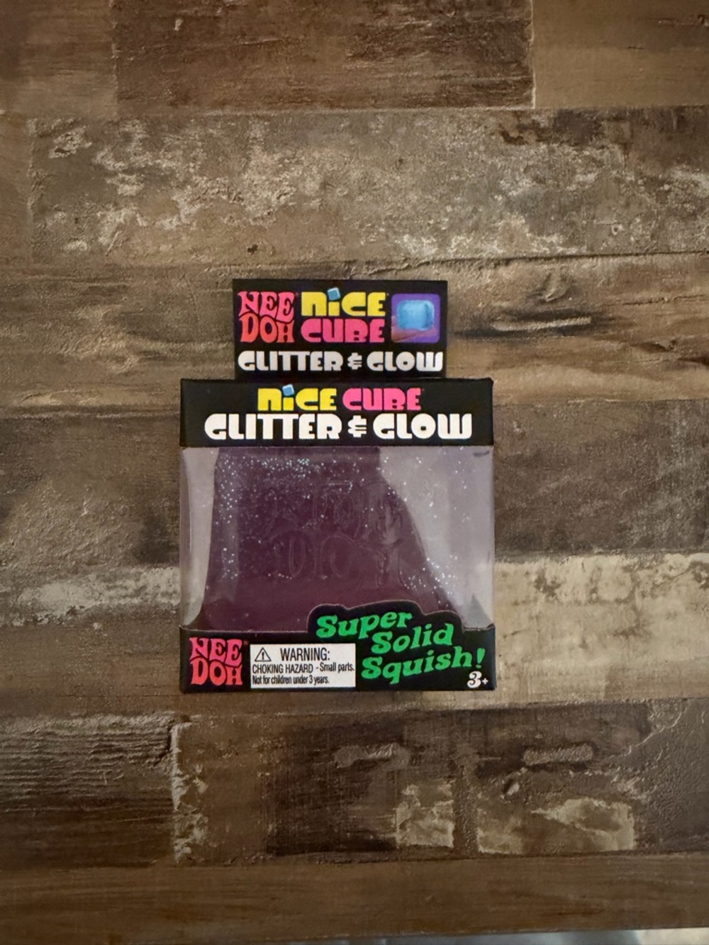 Nice Cube Glitter & Glow Super Solid Squish